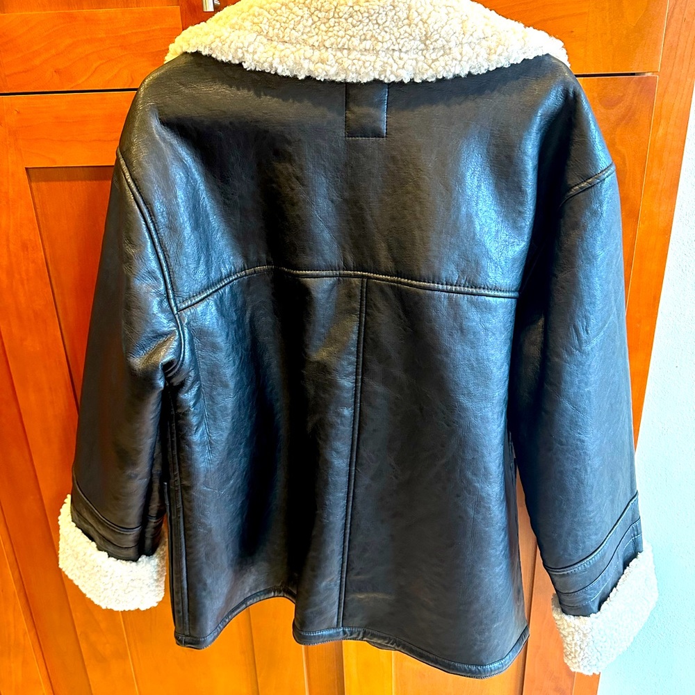 Free People Kaja Vegan Bonded Peacoat - Picture 5 of 16